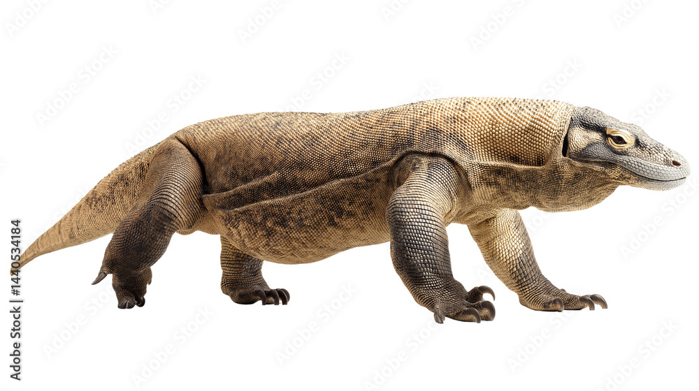 Obraz premium Komodo Dragon Powerful Reptile of Indonesia