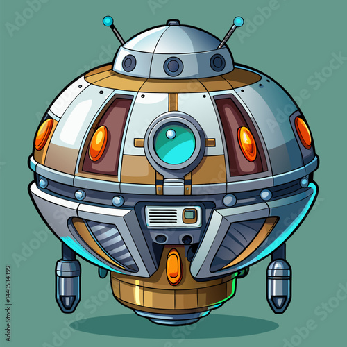 Anti-Gravity Metallic Pod