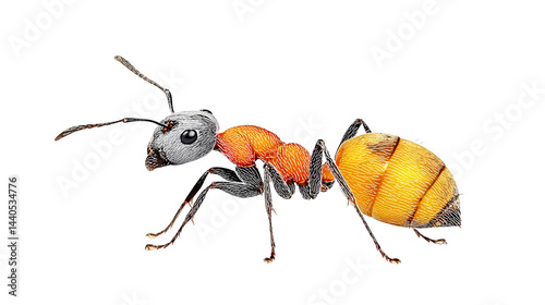 Obraz na płótnie Exquisite ant illustration, a rebg 274 design element,isolated. w salonie