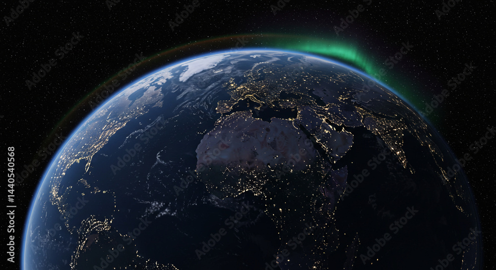 Fototapeta premium planet earth in space