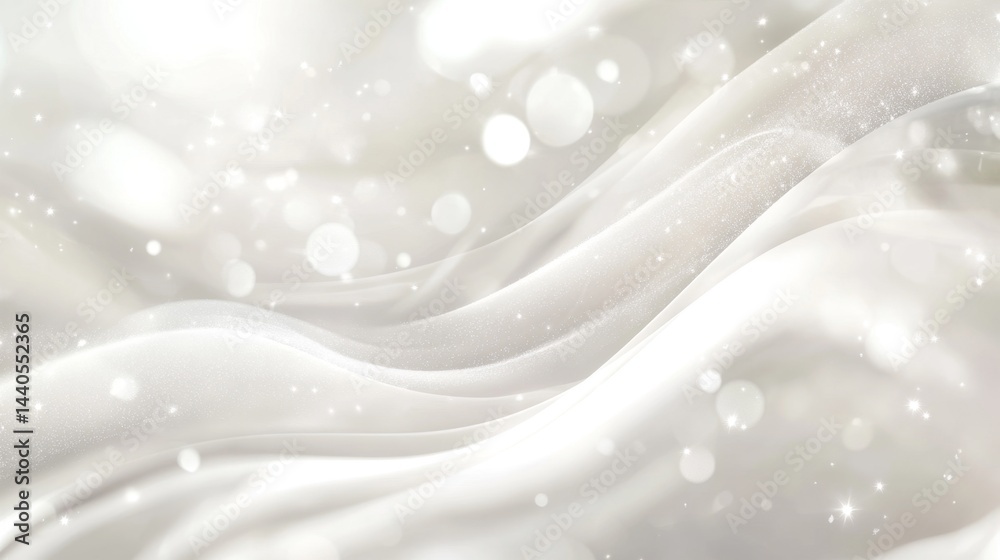 Flowing white silk fabric studio set abstract visuals soft environment close-up view ethereal concept for design Flowing white silk fabric studio set abstract visuals soft environment close-up view ethereal concept for design