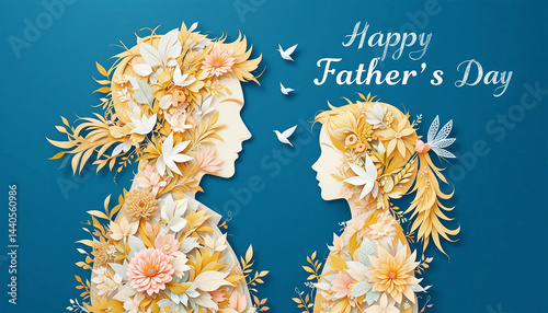 Stylish Father's Day Greeting Card Design, Warm and Classy Father's Day Wishes