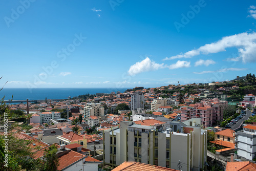View over Funchal a sunny day.