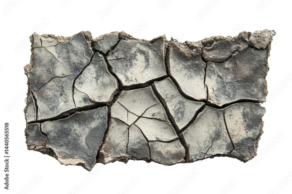 Cracked Earth: A Visual Representation of Drought . White background PNG Cracked Earth: A Visual Representation of Drought . White background PNG