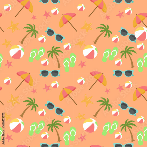 seamless background summer edition