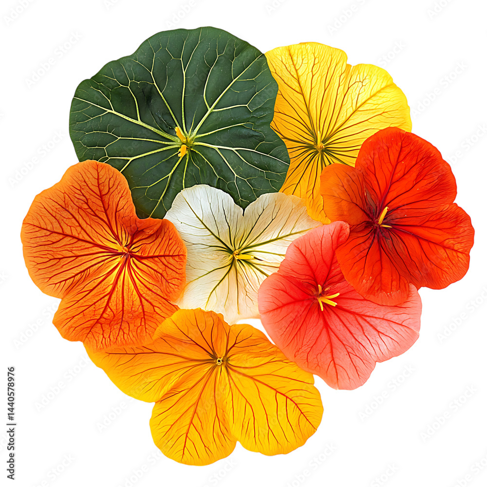 Fototapeta premium Nasturtium png