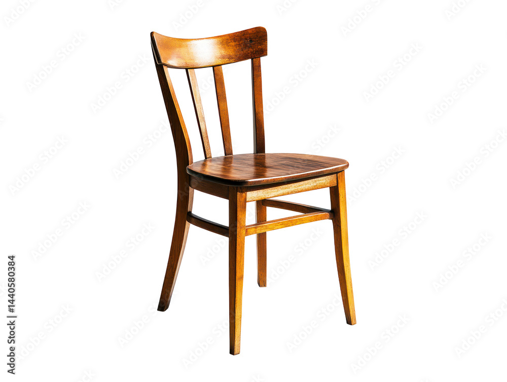 Solitary wooden chair presented against a backdrop of vibrant, abstract colors and shapes. The chair's simple design is highlighted by the contrasting backdrop. Solitary wooden chair presented against a backdrop of vibrant, abstract colors and shapes. The chair's simple design is highlighted by the contrasting backdrop.