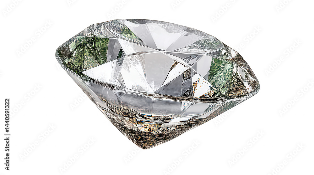 A dazzling diamond sparkles brilliantly in its facet design, a s template. A dazzling diamond sparkles brilliantly in its facet design, a s template.