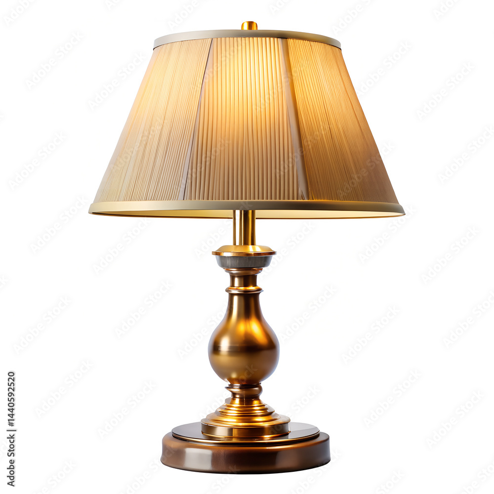 table lamp isolated on white background