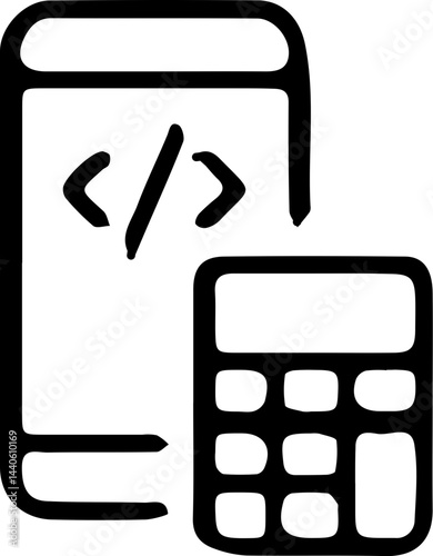 Git merge – Version control or branching icon