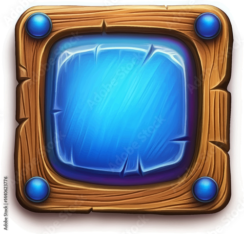The Game asset for slot game, video game, mobile game element isolation, Vector