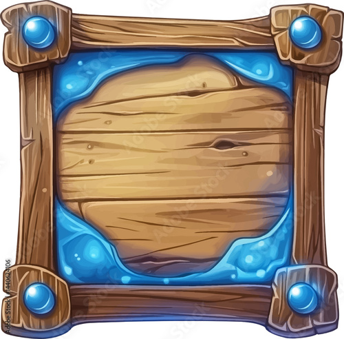 The Game asset for slot game, video game, mobile game element isolation, Vector