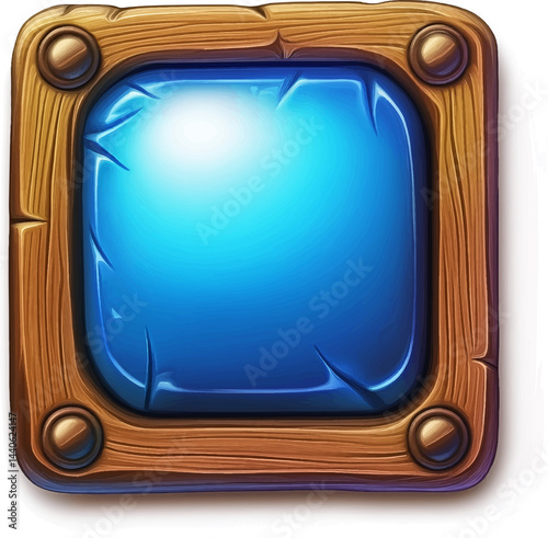 The Game asset for slot game, video game, mobile game element isolation, Vector