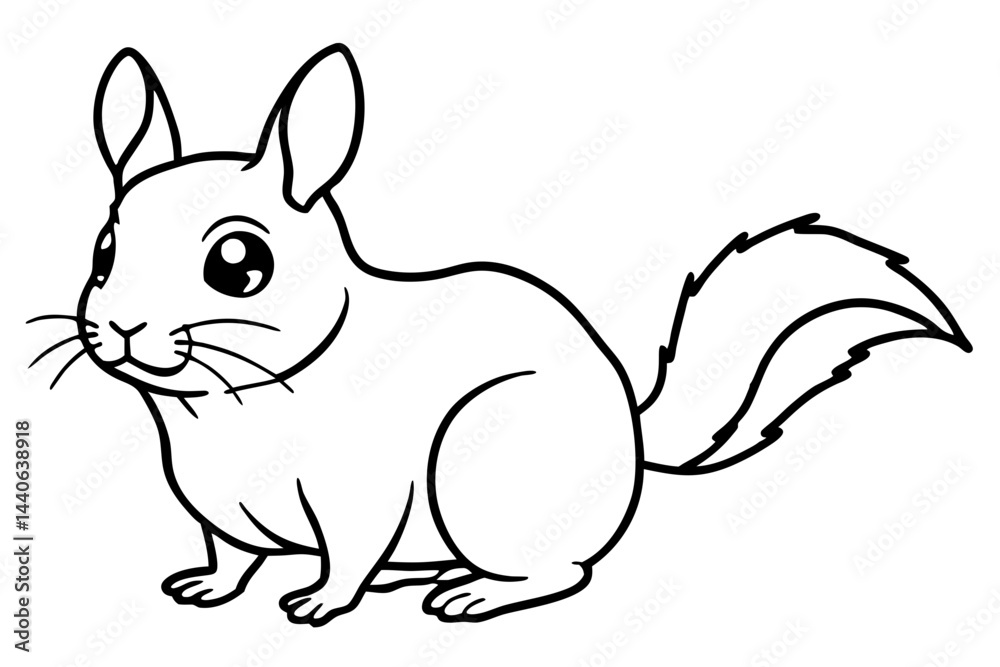 Obraz premium Pika Silhouette Design