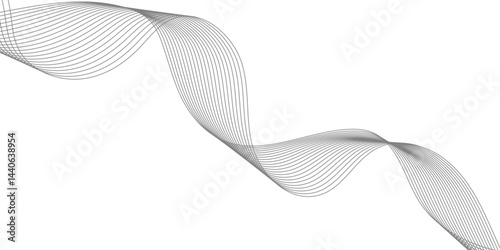 Abstract wave line for banner, wallpaper background with wave design.Abstract background with business lines.Dynamic flowing wave lines design element. Futuristic technology and sound wave pattern.