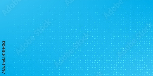 Halftone dots on blue background. Comic pop art style blank layout. Template design for comic book, presentation, sale or web banner. Vector eps10