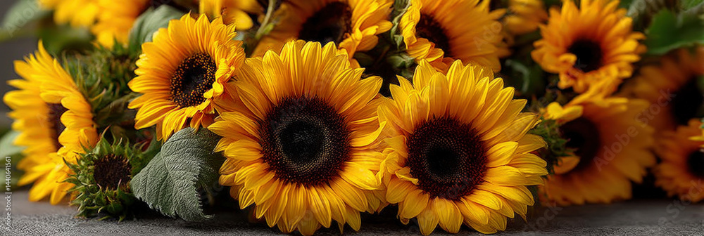 Bright Sunflowers: A Burst of Summer's Warmth.