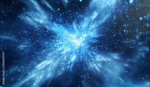 Wallpaper Mural Cosmic explosion of light and energy Torontodigital.ca