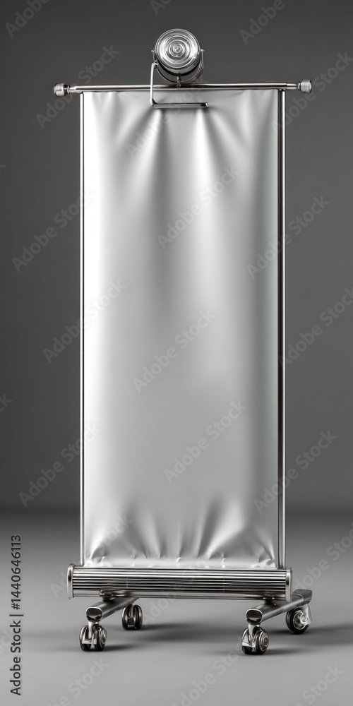 Mobile Banner Stand - Ready for Your Message.