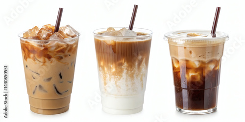 Wallpaper Mural glass of coffee with ice Torontodigital.ca