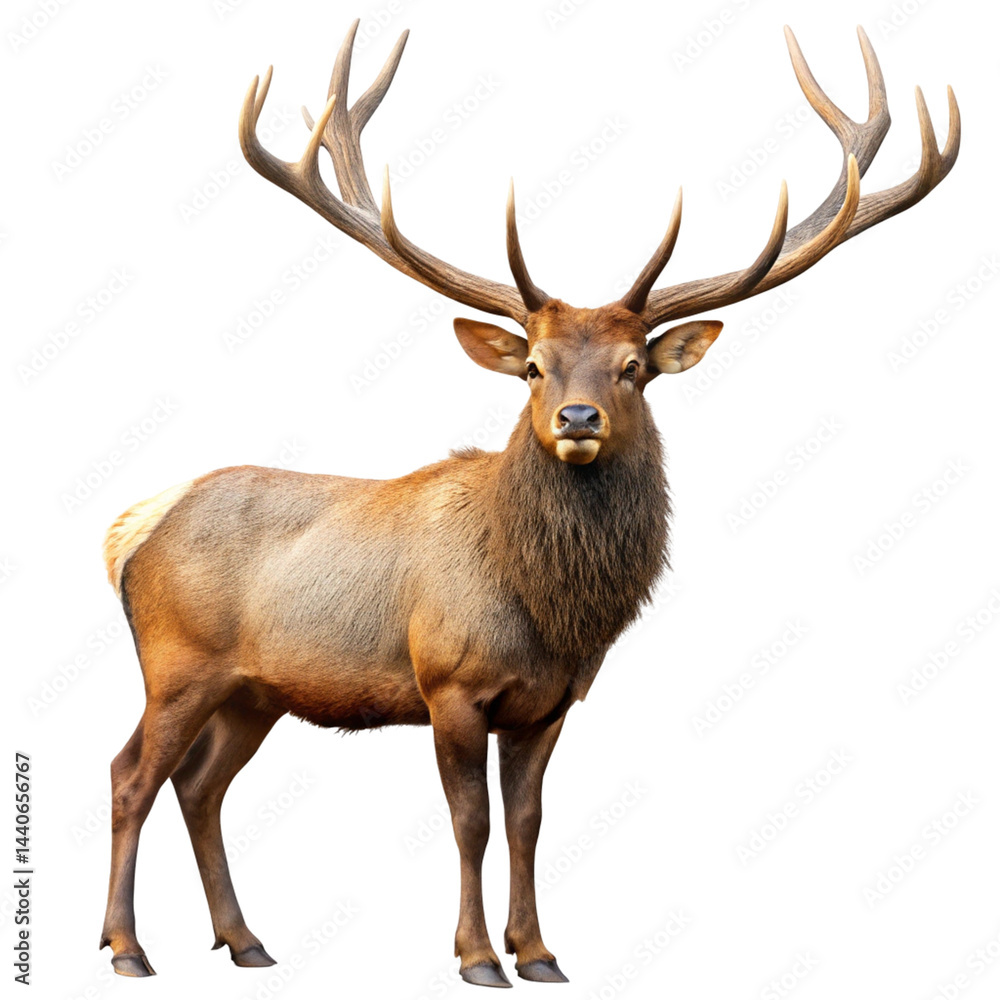 Obraz premium deer isolated on white background