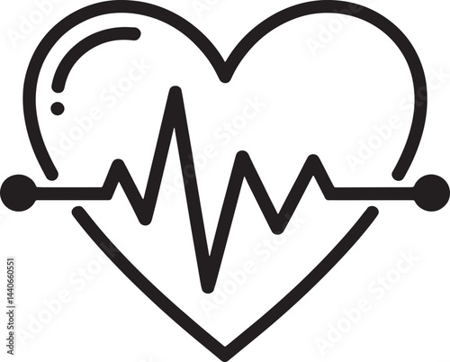 Happy World Health Day Vector Silhouette