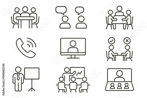Team collaboration and communication activities in a modern office setting during a weekday