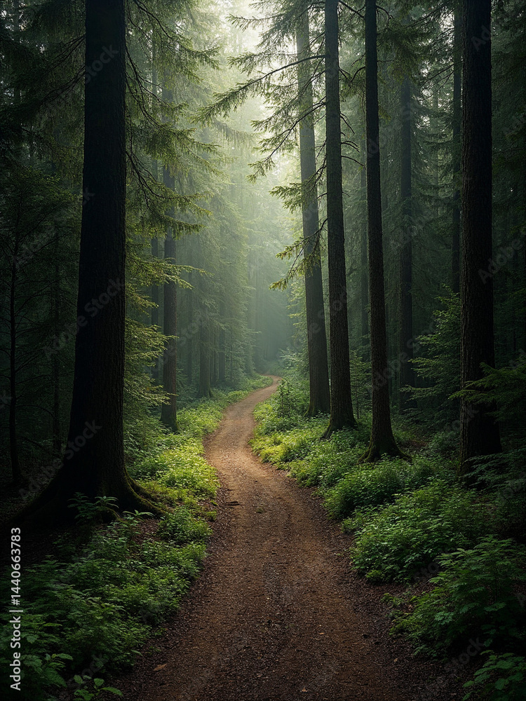 Obraz premium path in the forest