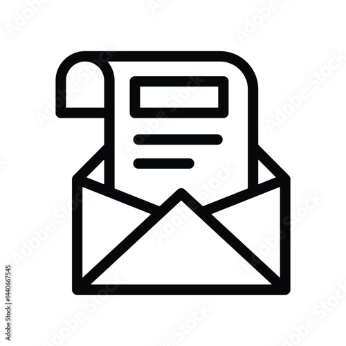 28 job offer line icon illustration vector graphic.eps