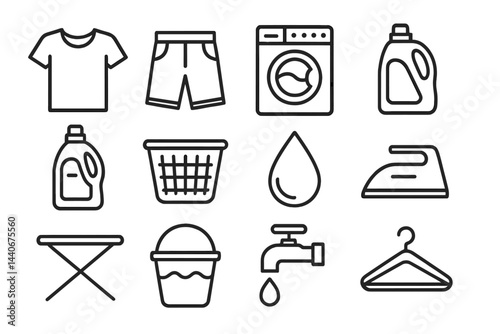 Laundry essentials and equipment for effective clothes cleaning and care