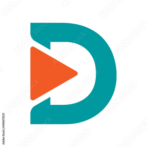 Free Download  Letter D logo vector icon Free. - GFXLoad