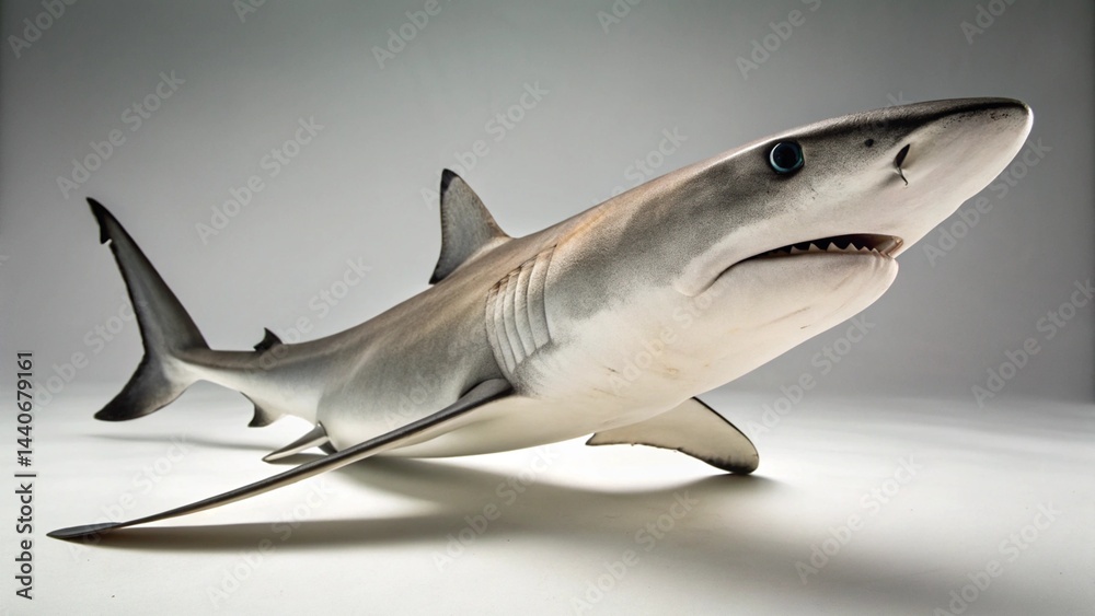 Fototapeta premium Blacknose Shark on studio background 
