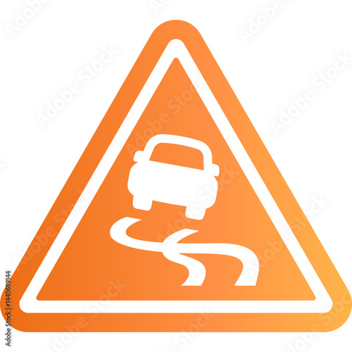 slippery road