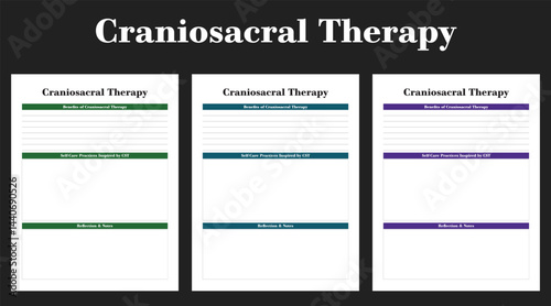 Craniosacral Therapy, Therapy, interior, kdp, planner,