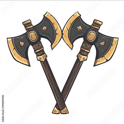 72 Stone axes clashing with bronze blades SVG Monochrome Black Flat Vector Isolated on White Background