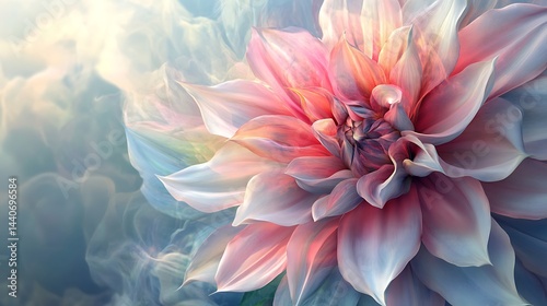 Beautiful Floral Style Close-Up of Natural Realistic Flowers