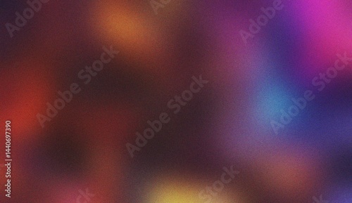Abstract Blurred Background Colorful, Gradient, Textured, Bokeh, Soft, Diffuse, Vibrant, Deep, Moody. Gradient Noise Background
