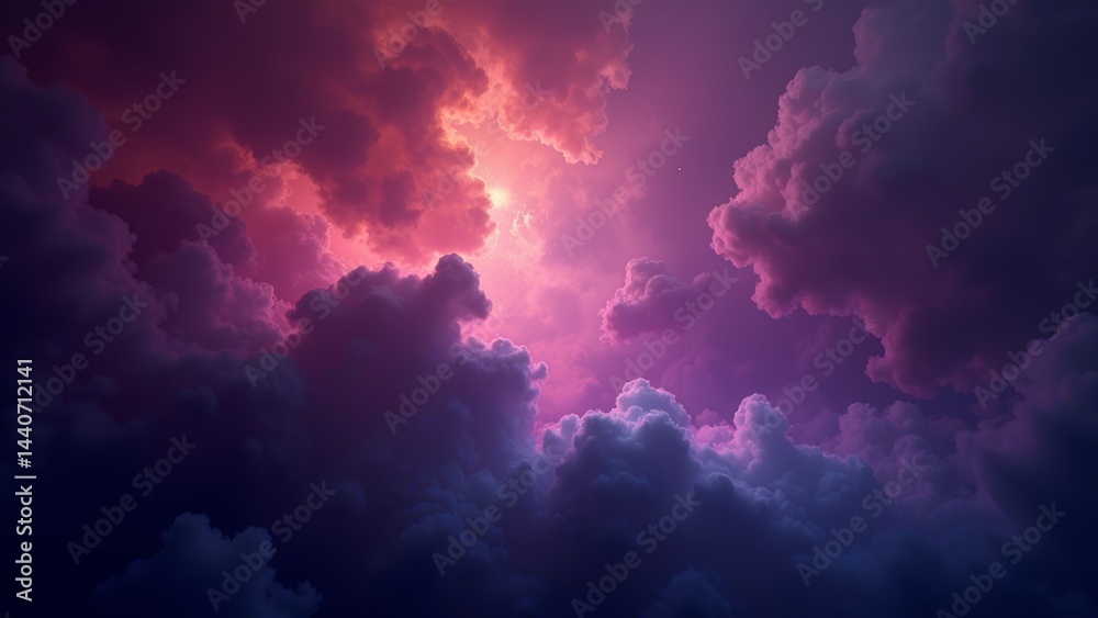 Technological Pink Purple Nebula Image Technological Pink Purple Nebula Image