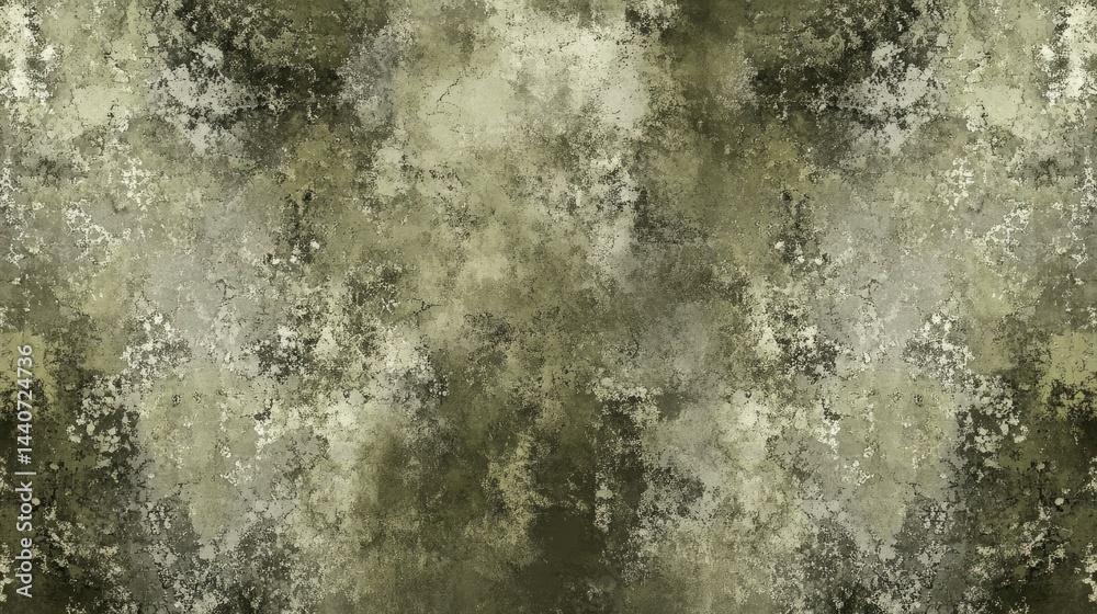 Obraz premium Abstract textured green and gray pattern with weathered effect