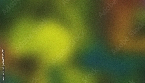 Abstract Green Yellow Brown Gradient Texture Background Image. Gradient Noise Background