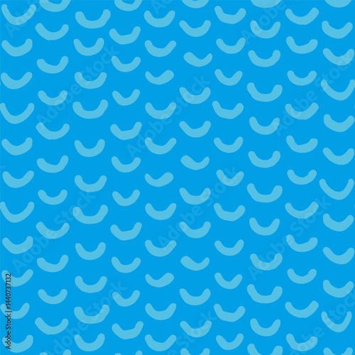 Vector seamless background with Irregular hand drawn wavy lines. Abstract fis...