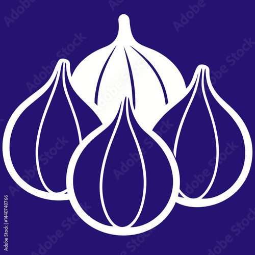 Vector illustrations depict a fresh, ripe purple fig and a healthy green apple, both isolated and showcasing their juicy detail