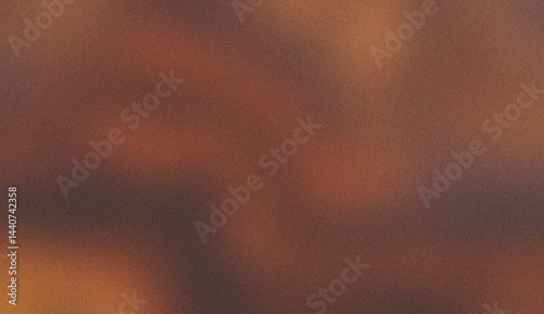 Abstract Brown Gradient Texture Background Muted Tones, Subtle Noise. Gradient Noise Background