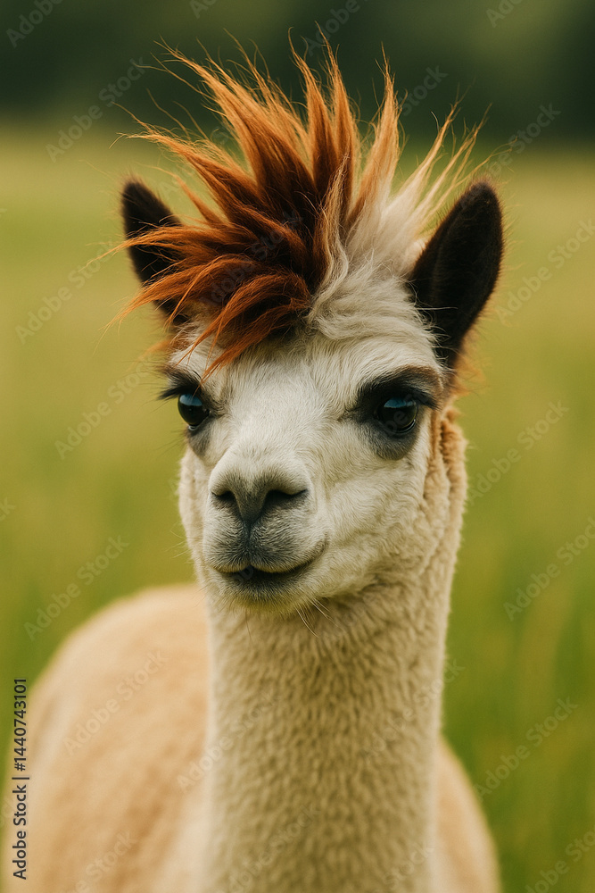 Obraz premium close up of a llama