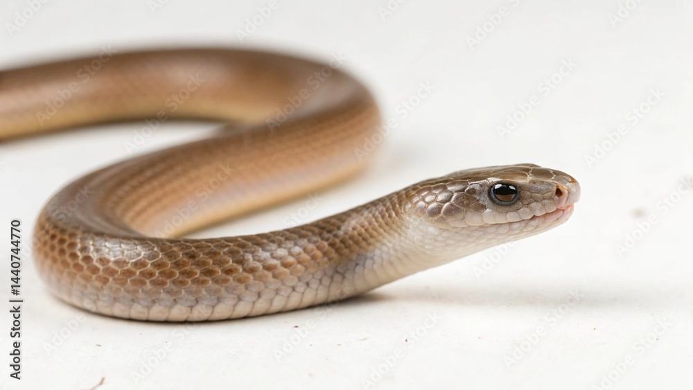 Blind Snake on studio background
Blind Snake on studio background