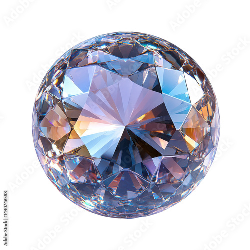 Captivating crystal sphere studio digital artwork bright lighting