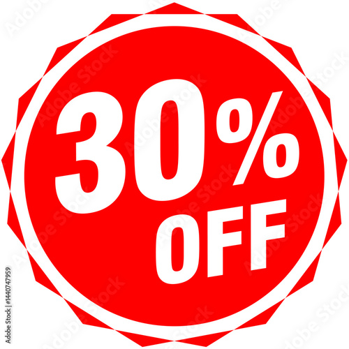 30 percent off special mega sale bold promotional banner with eye-catching typography and vibrant colors, perfect for ecommerce websites, social media ads, retail promotions and limited time offers.