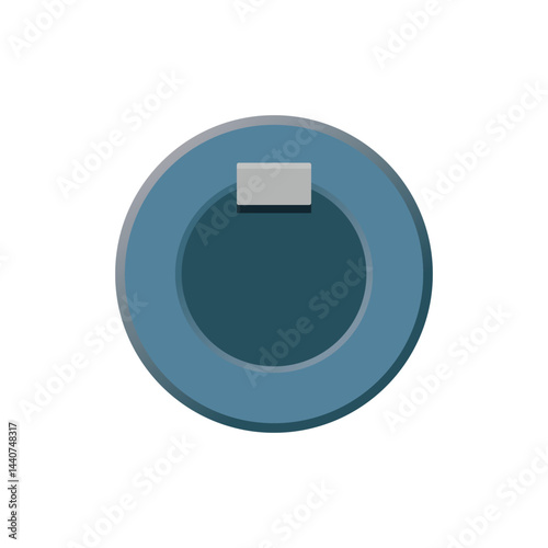 Vector image of keyed connection to the shaft