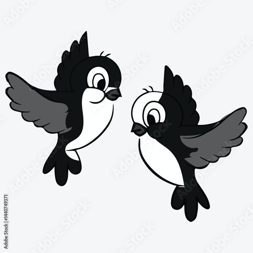Cutest Birds Vector Design, T-shirt Design , Birds SVG Design