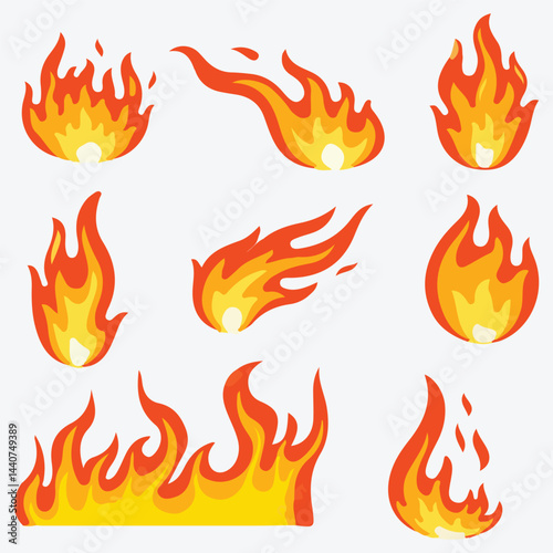 Flame Vector Design, T-shirt Design , EPS File
